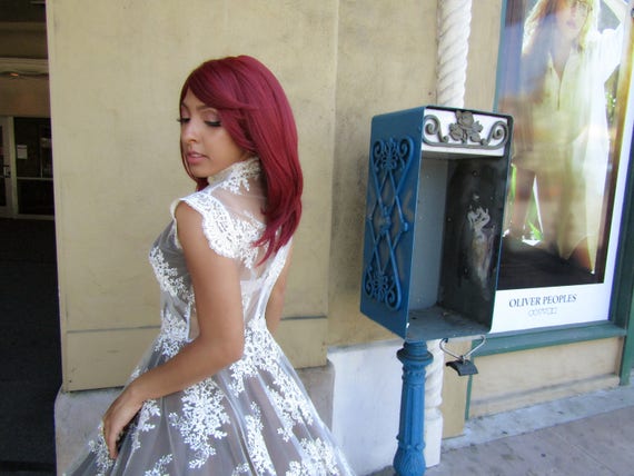 cream holiday dress