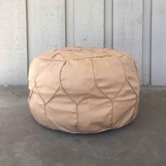 Small tan cheap ottoman