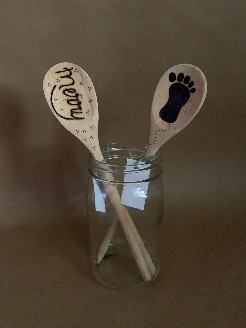 Cooking Spoons Cooking Utensils Bright Sasquatch Bigfoot Merry Nature inspired