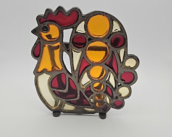 MCM Rooster Napkin Holder