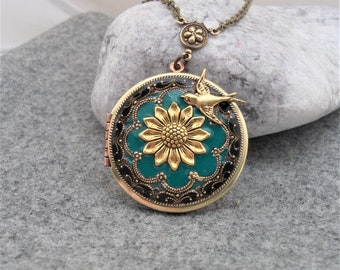 Enamel locket | Etsy Antique Victorian Enamel Purse Locket