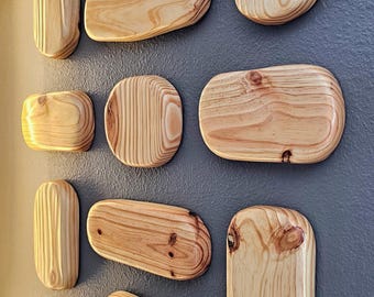 Wooden Rocks Wall Decor