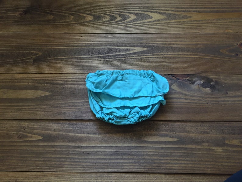 Sky Blue cotton bloomers with ruffle
