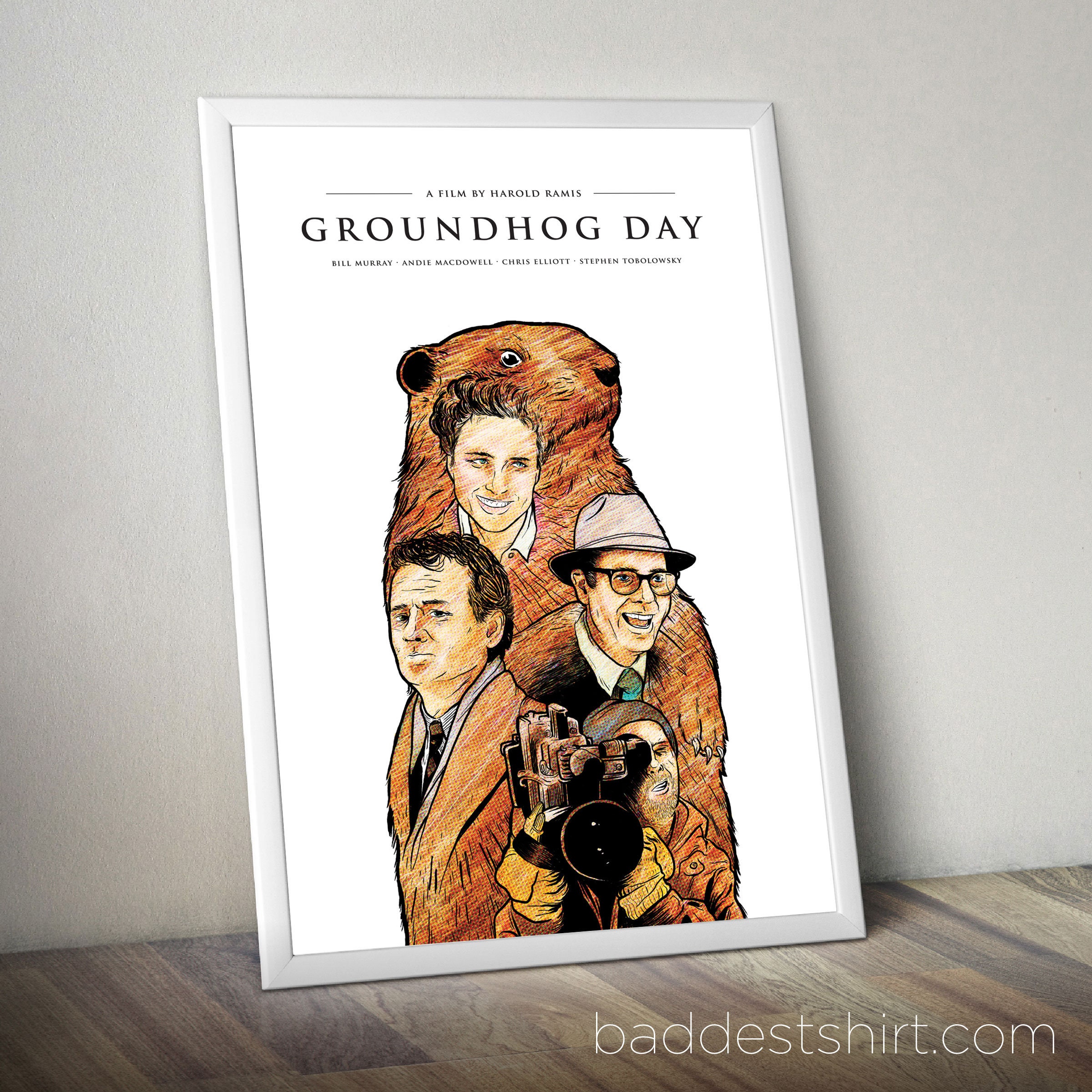 GROUNDHOG DAY Minimal Alternative Movie Poster