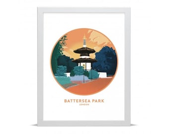 Battersea Park - Giclée Art Print