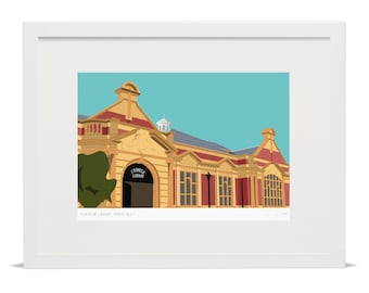 Carnegie Library, Herne Hill - Limited Edition Giclée Art Print