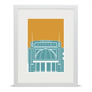 Plano de la Academia Brixton - Impresión artística giclée
