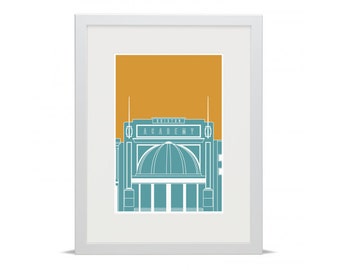 Plano de la Academia Brixton - Impresión artística giclée
