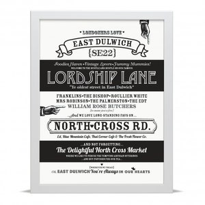 East Dulwich Location Facts - Kunstdruck