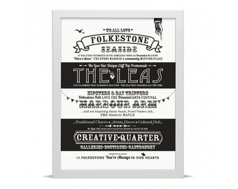 Folkestone Location Facts - Art Print