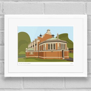 Dulwich College Old Library, London - Limited Edition Giclée Art Print / Poster