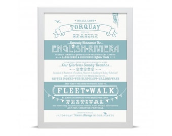 Información sobre la ubicación de Torquay - Impresión artística