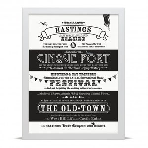 Hastings Location Facts - Art Print