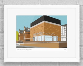 Forest Hill Pools (Dartmouth Road), London - Limited Edition Giclée Art Poster/Print