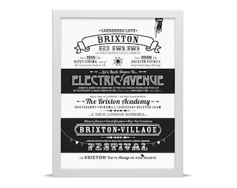 Brixton Location Facts - Art Print