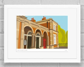 North Dulwich Station, London - Limited Edition Giclée Art Poster/Print