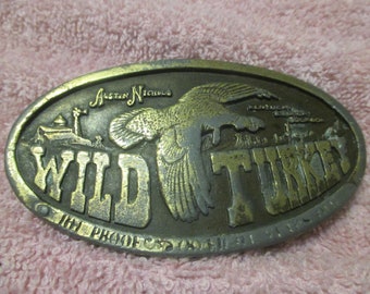 wild turkey belt buckle