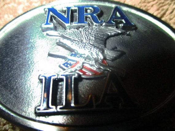 Vintage NRA - ILA Small Steel Buckle # 930895 Mad… - image 5
