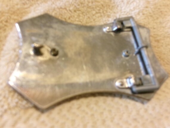 Vintage Rose Interchangable Solid Chrome Buckle - image 2