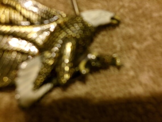 Vintage 1979 Soaring Eagle Solid Brass Buckle # H… - image 5