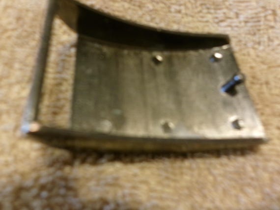 Vintage Extend Wings Eagle Solid Chrome Buckle - image 2