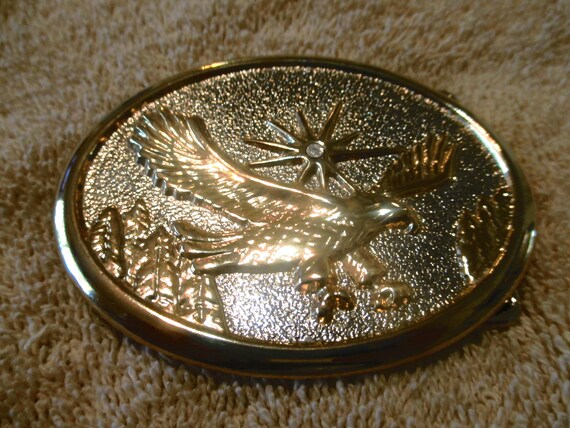 Vintage Soaring Eagle with Sun "Diamond" on Top o… - image 1