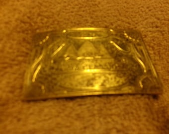 Vintage Scuba Diving 3-A  Classic Solid Brass Buckle by Wyoming Art Works