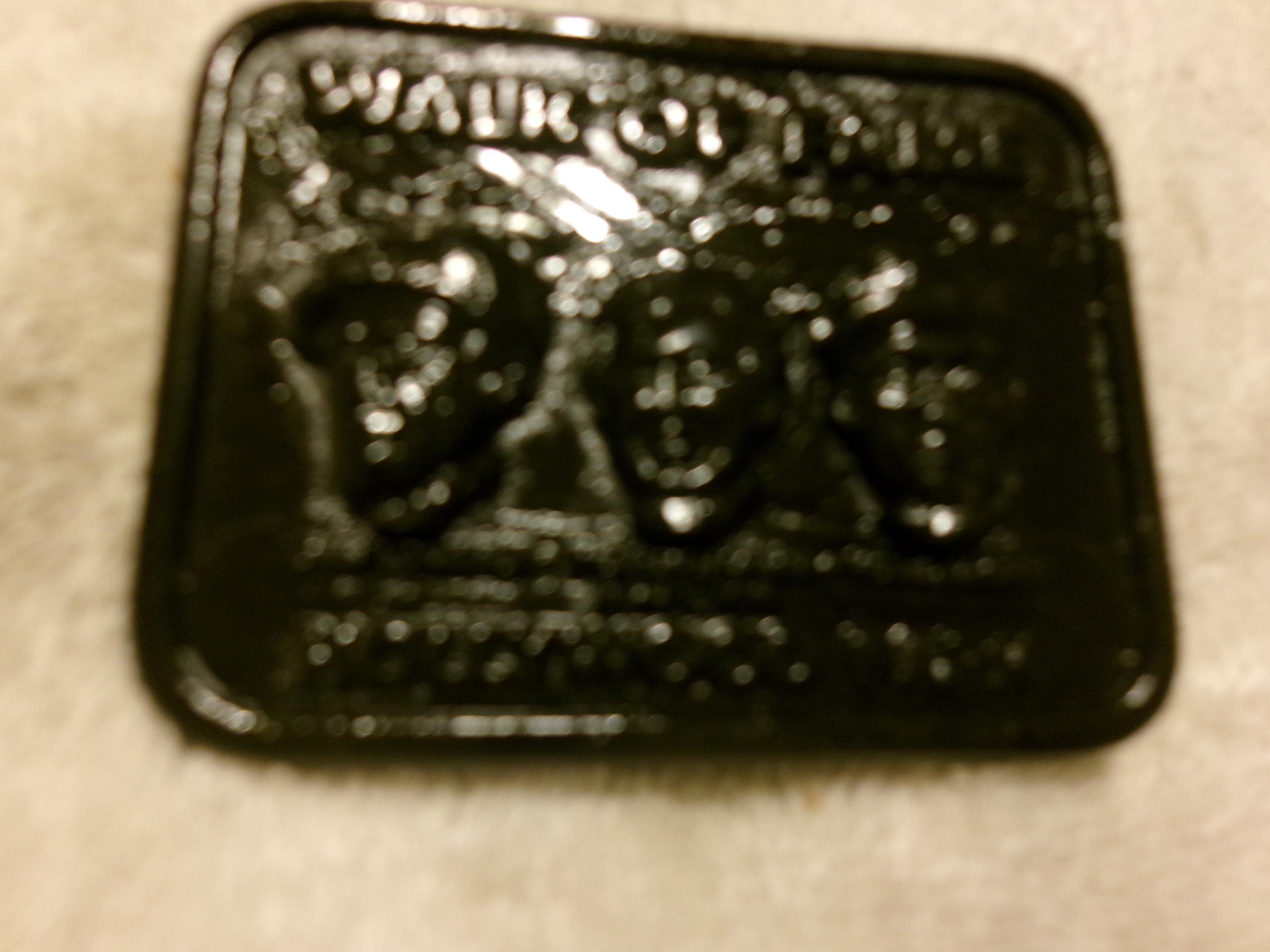 Vintage 36” Walk of Fame Hollywood Park Belt Buckle western Wild West Belt, A Vintage, Buckle, Western, Horse Profile, Hallmark  main image 3