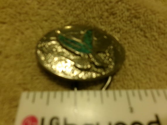 Vintage Flying Eagle Small Solid Winged Turquiose… - image 4