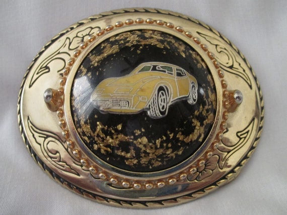 corvette belt buckle