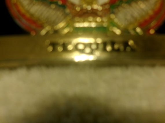 Montezuma Tequila Solid Brass Buckle - image 7