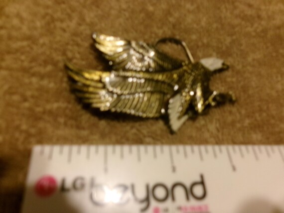Vintage 1979 Soaring Eagle Solid Brass Buckle # H… - image 3