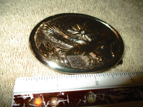 Vintage Soaring Eagle with Sun "Diamond" on Top o… - image 3