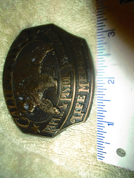 Vintage California Rifle And Pistol Association Life… Gem