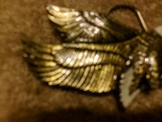 Vintage 1979 Soaring Eagle Solid Brass Buckle # H… - image 6