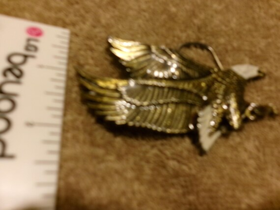 Vintage 1979 Soaring Eagle Solid Brass Buckle # H… - image 4