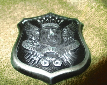 Vintage Christain EST< 1958 Audigier Crown & Shield Buckle