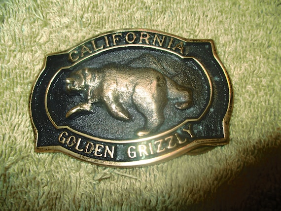 Vintage 1970 California  "Golden Grizzly" BEAR So… - image 1