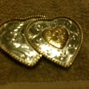 Montana Silversmith Heart Buckle - Etsy display picture 2
