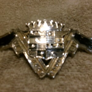 Vintage Two Guns, Cad Emblem and Bottle Opener Solid Chrome Buckle