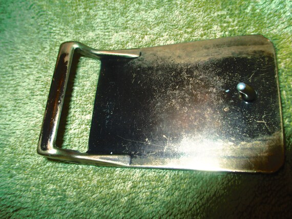 Vintage Sears Roebuck And Co. Solid Brass Buckle - image 3