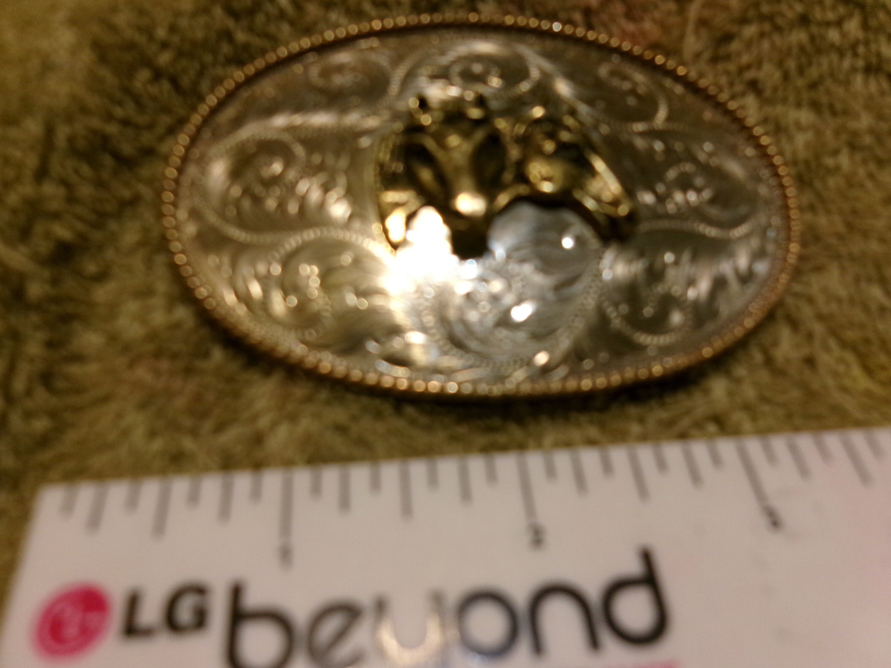 Vintage Two Horse-head Floral 