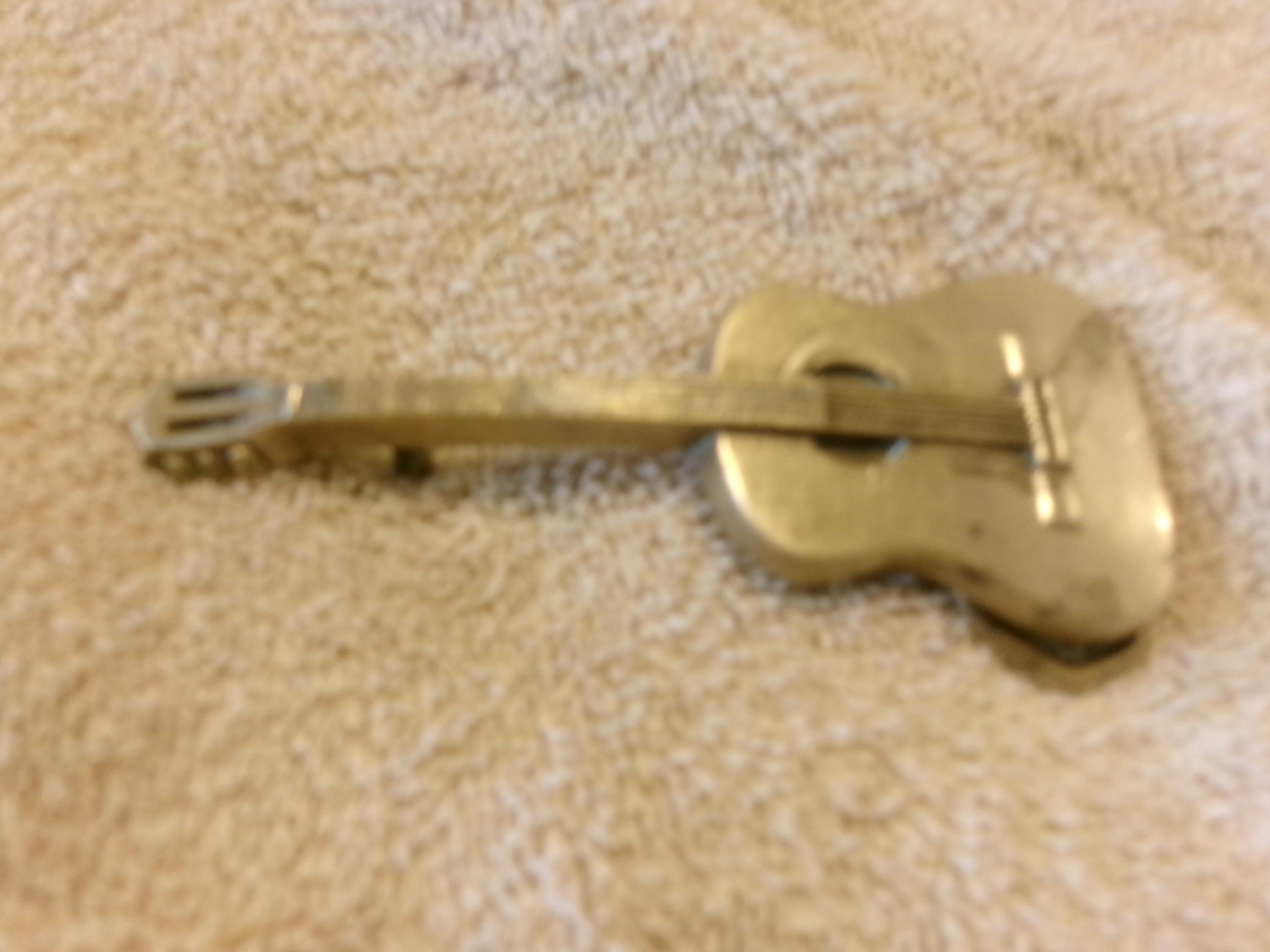 Vintage Guitar Solid Brass Buckle by <BBB>