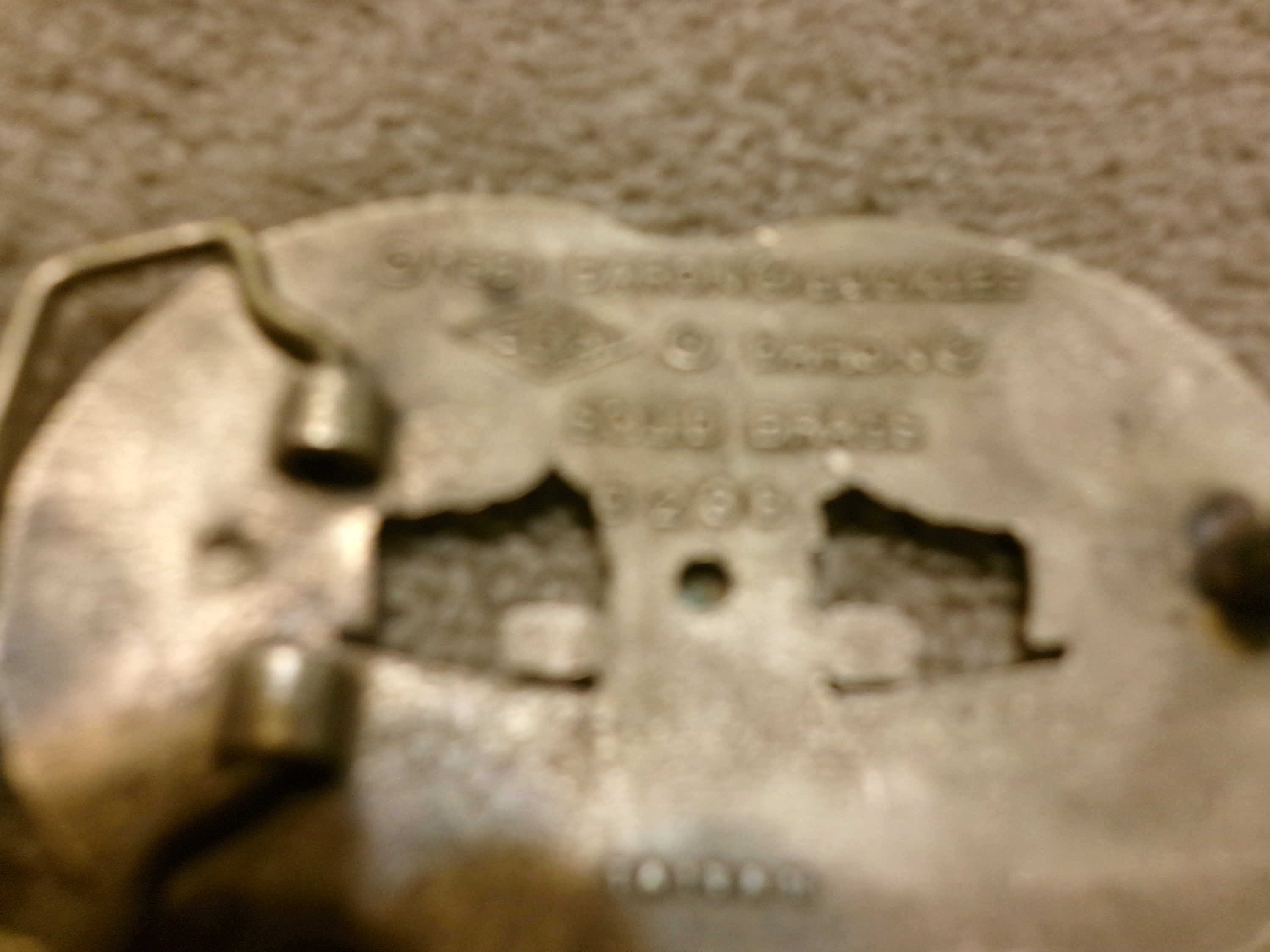 Vintage 1981 H/D - Born to Ride Solid Brass Buckle by 