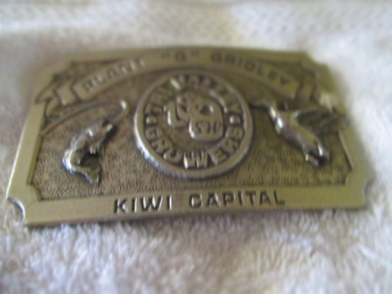Vintage S&W Tri-Valley Buckle Plant "G" Gridley K… - image 1