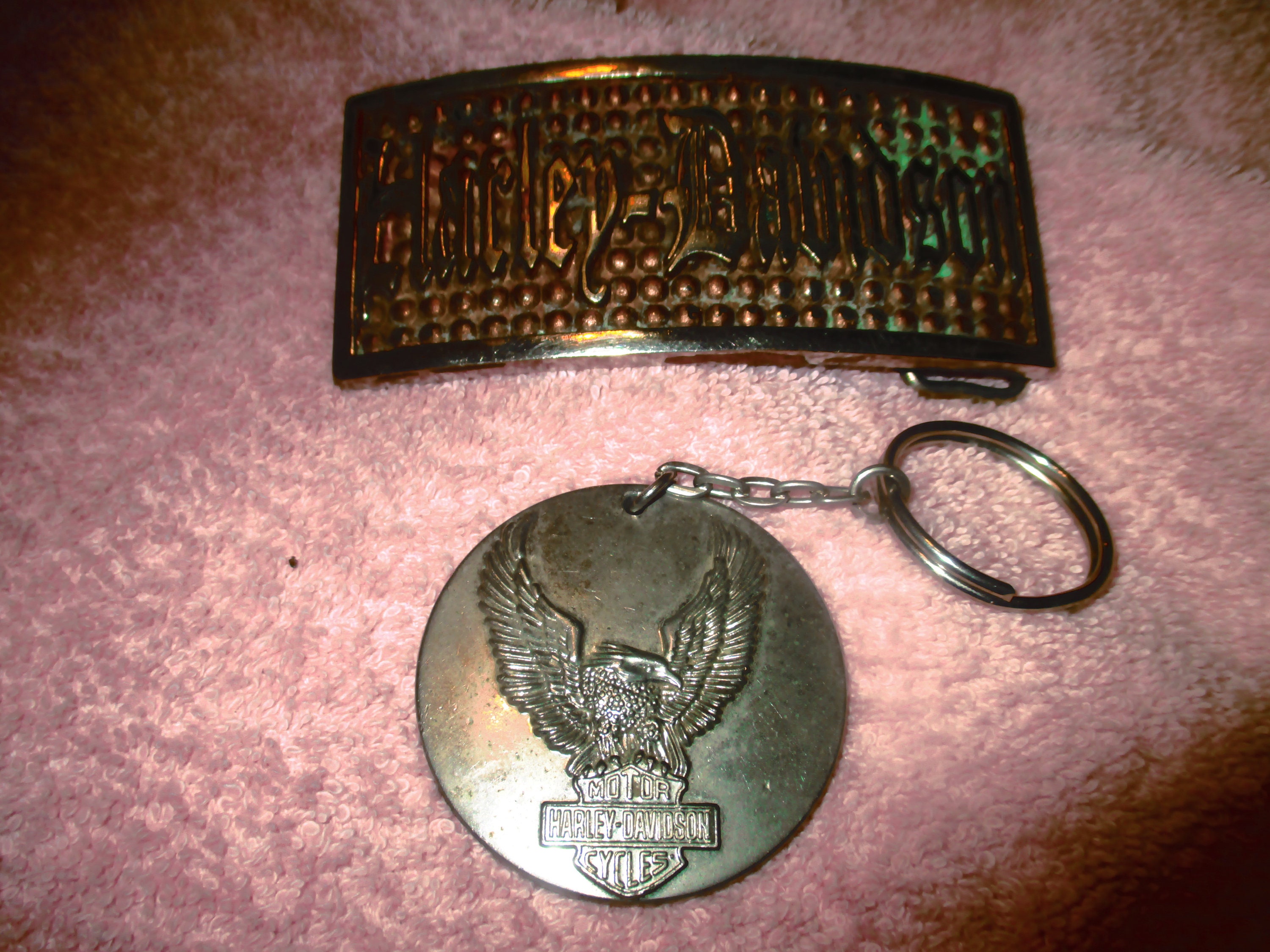 Harley-Davidson Buckle # 97725-06V and Keychain