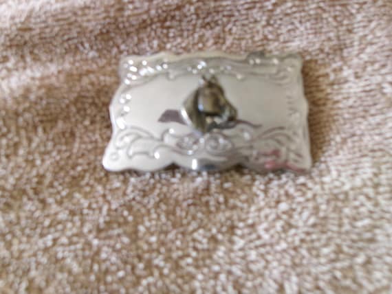 Vintage Horsehead Solid Chrome Buckle - image 6