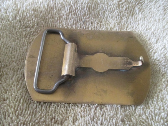 Vintage Page Engineering Co. Solid Brass Buckle - image 2