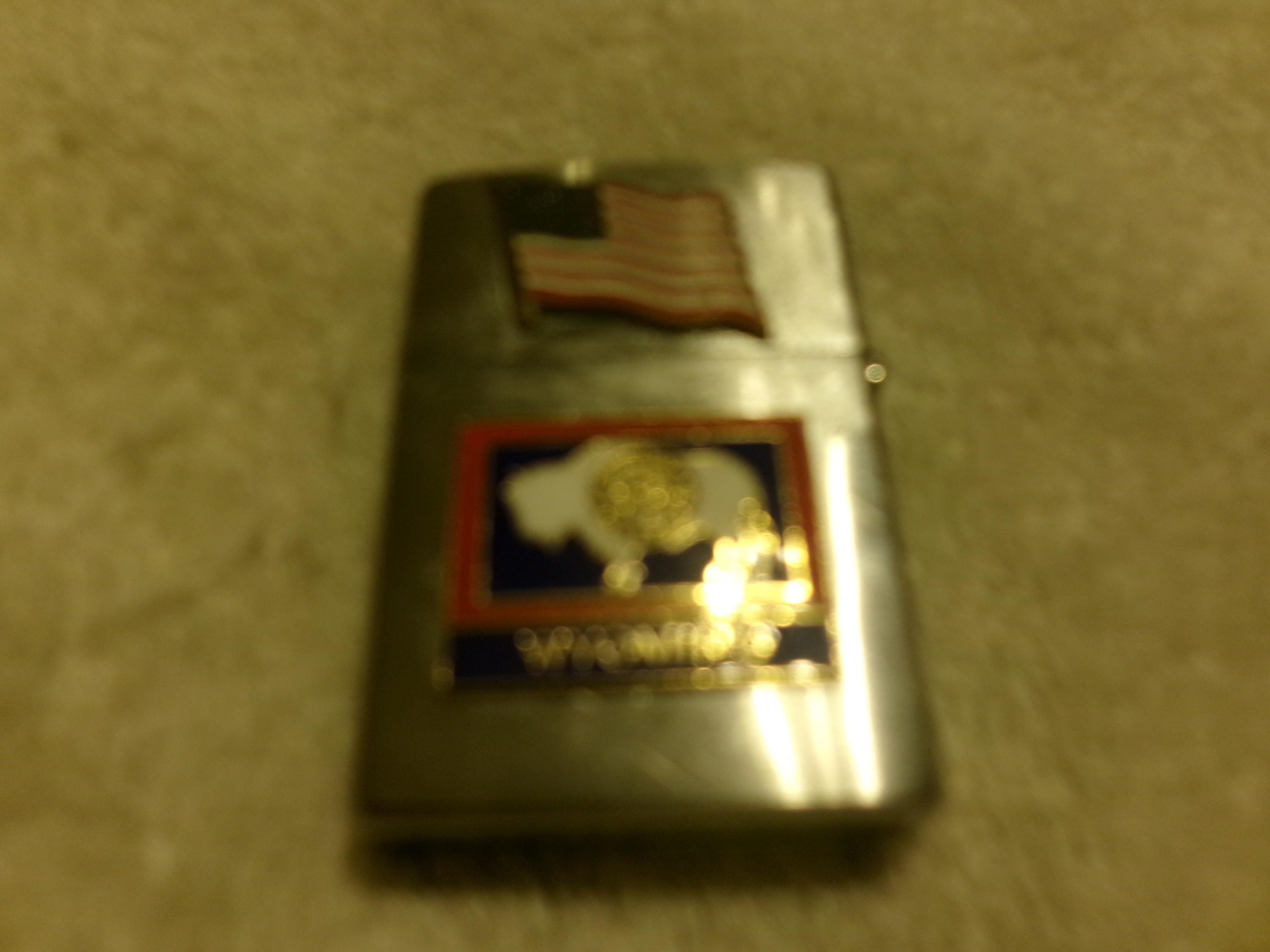 Vintage Zippo Wyoming on the Bottom of the America Flag Chrome Cigarette Lighter - Etsy