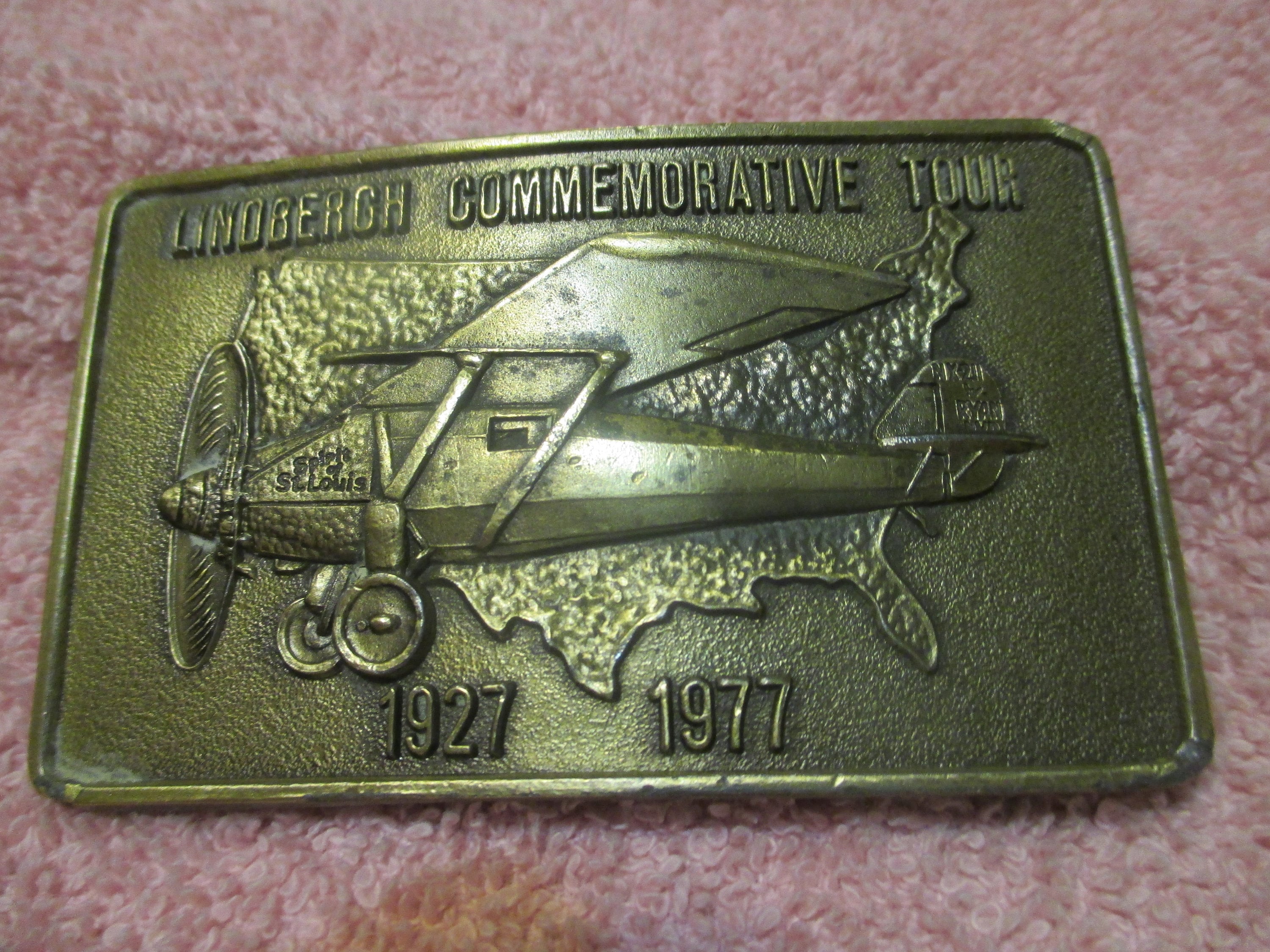 Details about   Vintage Brass Belt Buckle Lane Aviation/ Columbus Ohio 